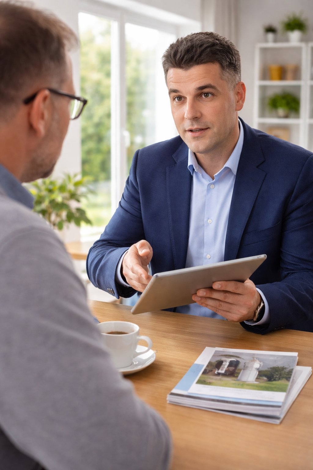 Adviesgesprek over warmtepomp en cv-ketel van Regio-Tech